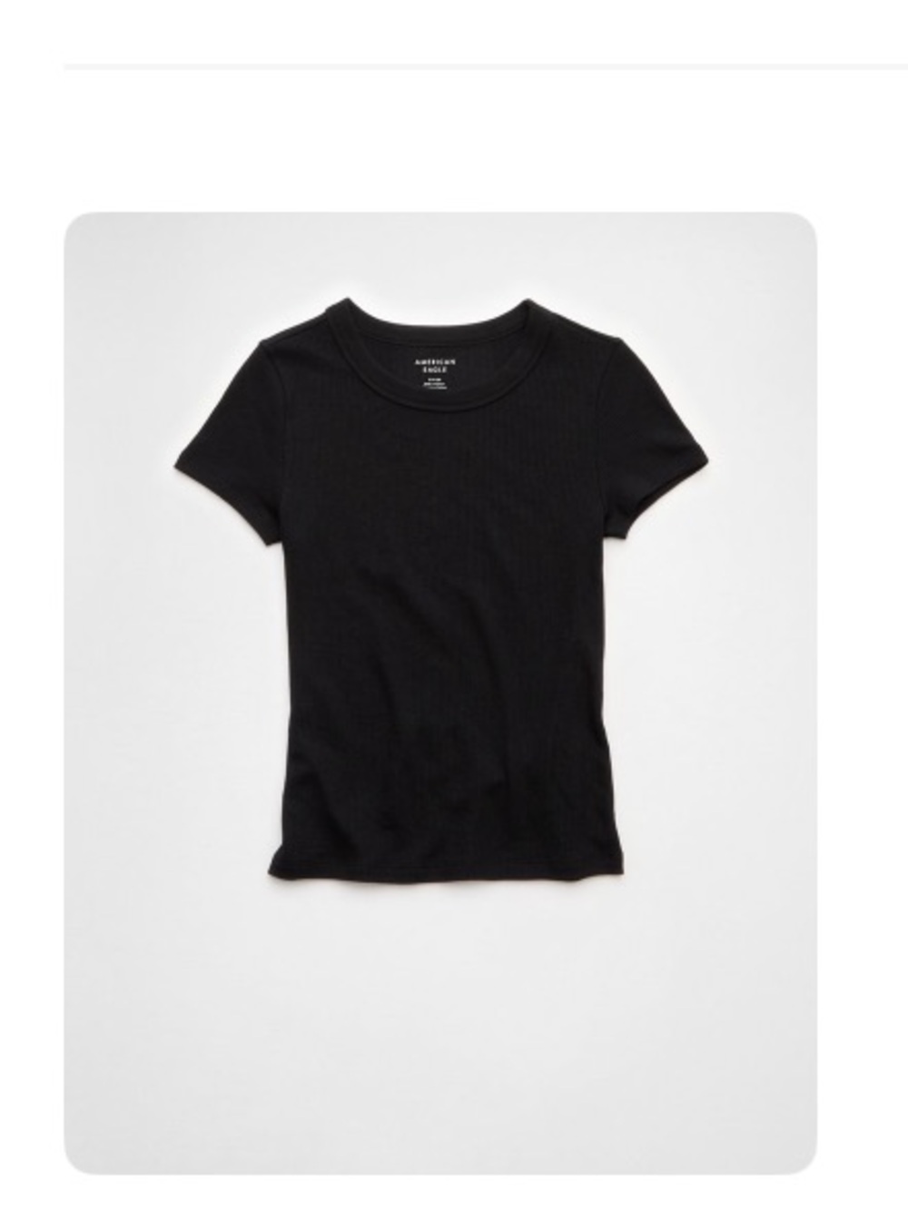 American Eagle Outfitters Waffle Baby Tee